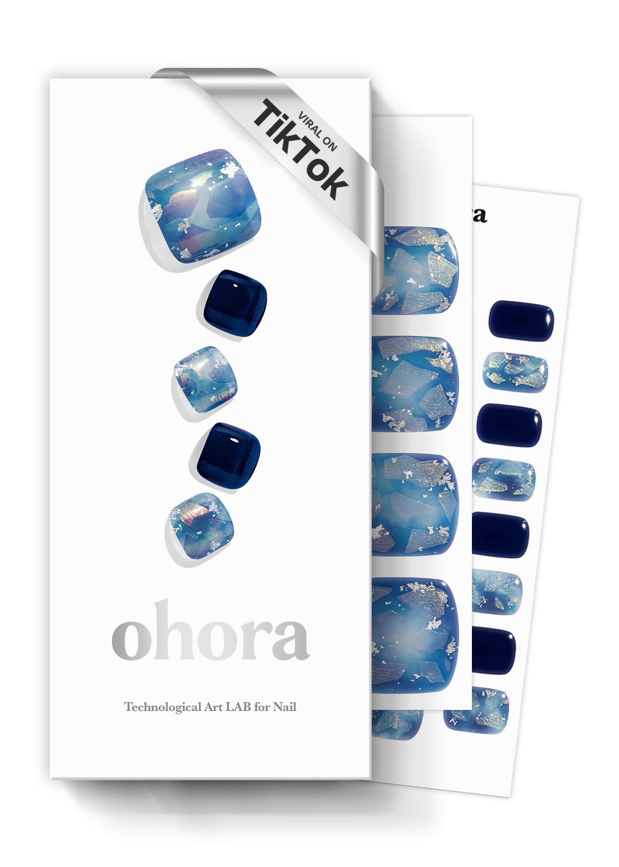 ohora Semi Cured Gel Nail Strips (N Cream Glow) - Pink, Solid, Works with Any UV/LED Lamps, Salon-Quality, Long Lasting, Easy to Apply & Remove - Includes 2 Prep Pads, Nail File & Wooden Stick