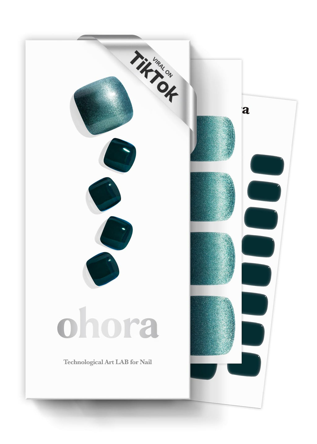 ohora Semi Cured Gel Nail Strips (N Cream Glow) - Pink, Solid, Works with Any UV/LED Lamps, Salon-Quality, Long Lasting, Easy to Apply & Remove - Includes 2 Prep Pads, Nail File & Wooden Stick