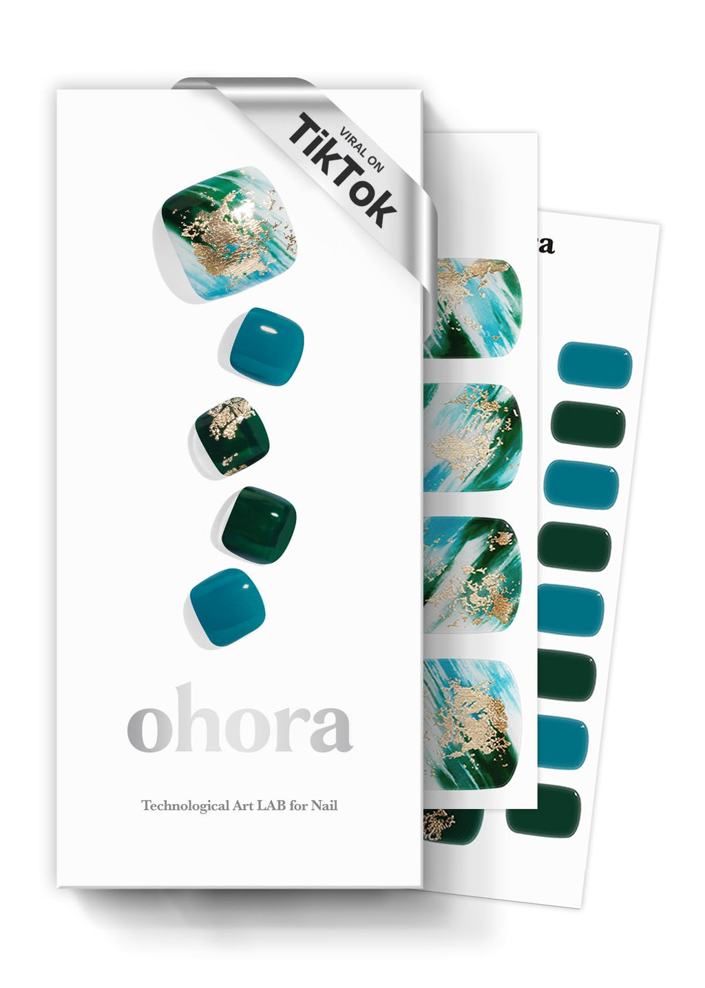 ohora Semi Cured Gel Nail Strips (N Cream Glow) - Pink, Solid, Works with Any UV/LED Lamps, Salon-Quality, Long Lasting, Easy to Apply & Remove - Includes 2 Prep Pads, Nail File & Wooden Stick