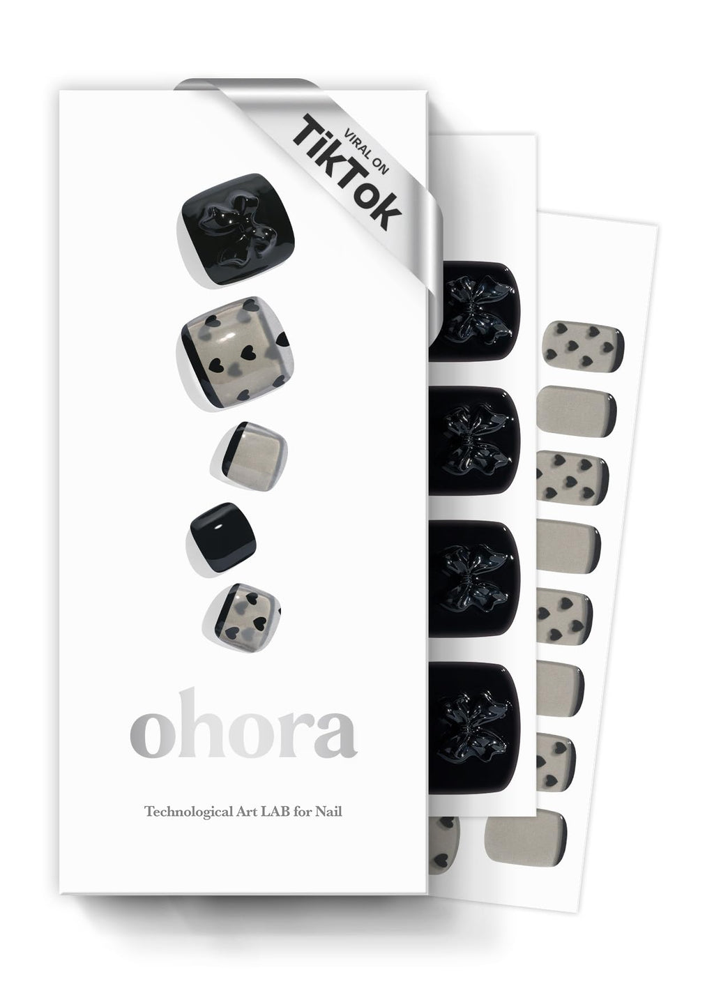 ohora Semi Cured Gel Nail Strips (N Cream Glow) - Pink, Solid, Works with Any UV/LED Lamps, Salon-Quality, Long Lasting, Easy to Apply & Remove - Includes 2 Prep Pads, Nail File & Wooden Stick