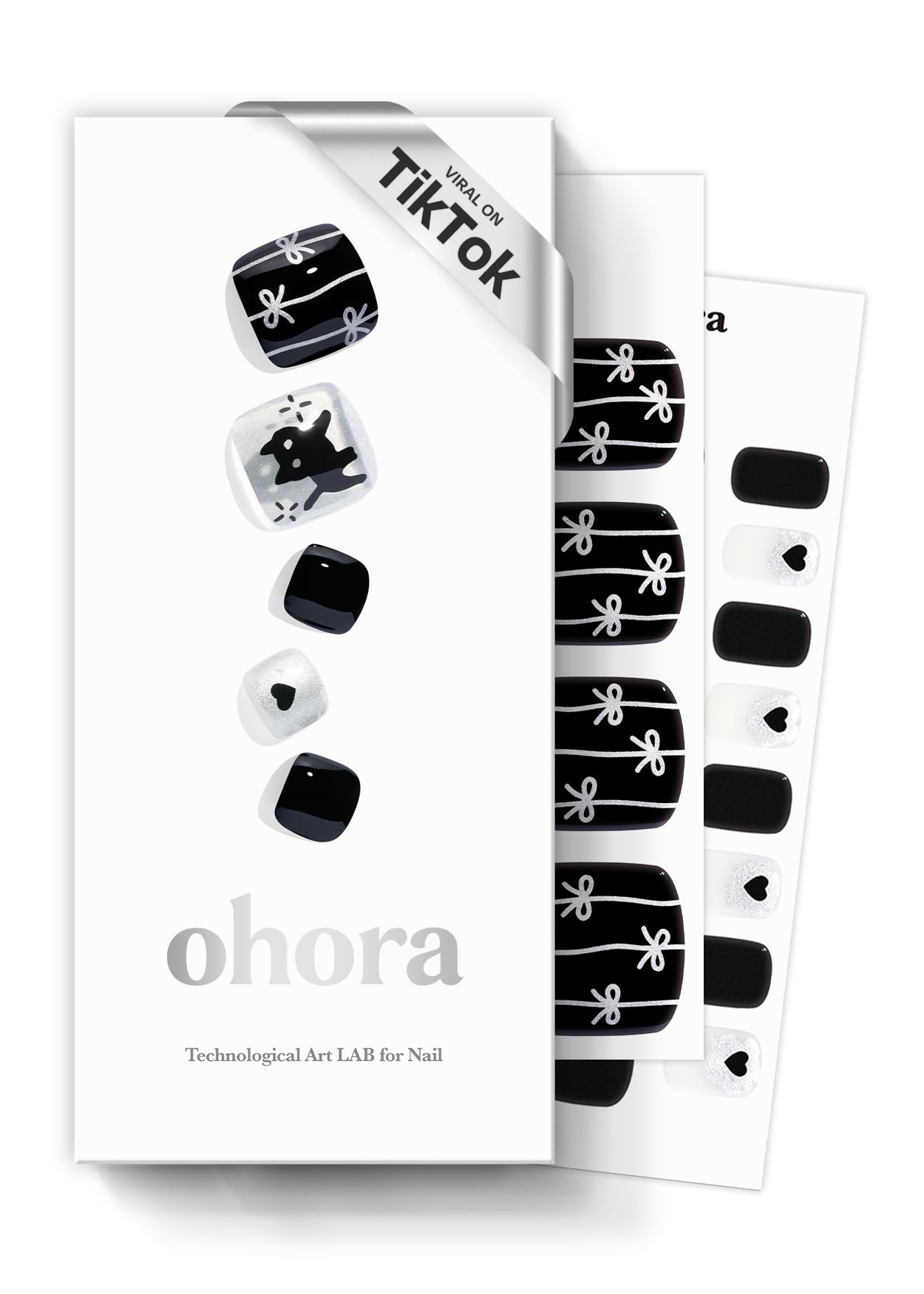 ohora Semi Cured Gel Nail Strips (N Cream Glow) - Pink, Solid, Works with Any UV/LED Lamps, Salon-Quality, Long Lasting, Easy to Apply & Remove - Includes 2 Prep Pads, Nail File & Wooden Stick