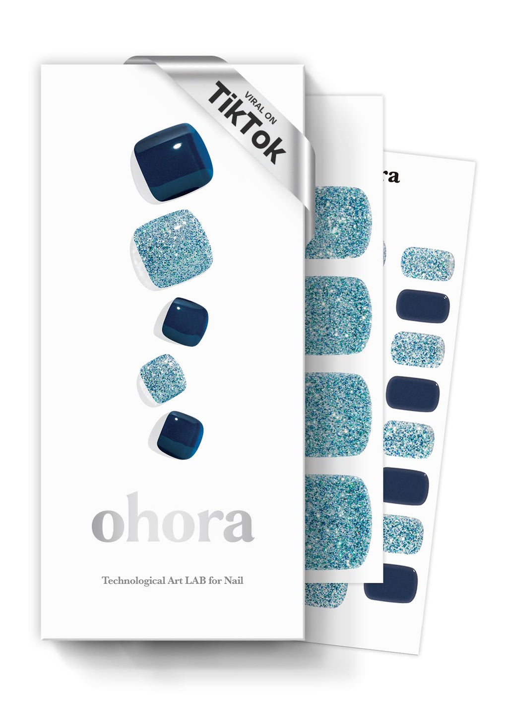 ohora Semi Cured Gel Nail Strips (N Cream Glow) - Pink, Solid, Works with Any UV/LED Lamps, Salon-Quality, Long Lasting, Easy to Apply & Remove - Includes 2 Prep Pads, Nail File & Wooden Stick